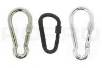 Carabiner with screw closure