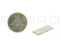 Magneetblok 25x10mm, 1,5mm dikte, N35