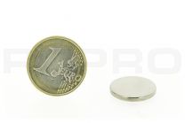 Magneetschijfjes 18mm diameter, 2mm dikte, N45