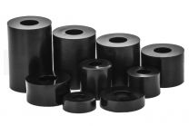 Polyethylene spacer black 15x20x6,3mm