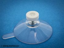 Suction cup 40mm with lip, thread M4x6mm and white nut
